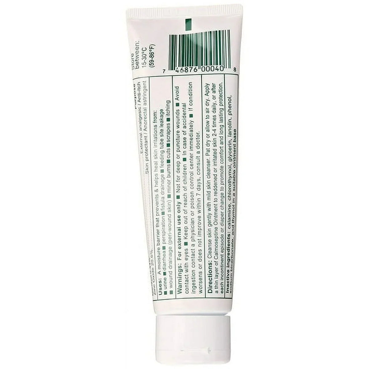 Calmoseptine Skin Healing Moisture Barrier Ointment - Effective for Wound Care; Diaper Rashes; Irritation; Burn; Cuts & Itching with Menthol & Zinc Oxide for Healthy Skincare - 4 Oz; Pack of 3