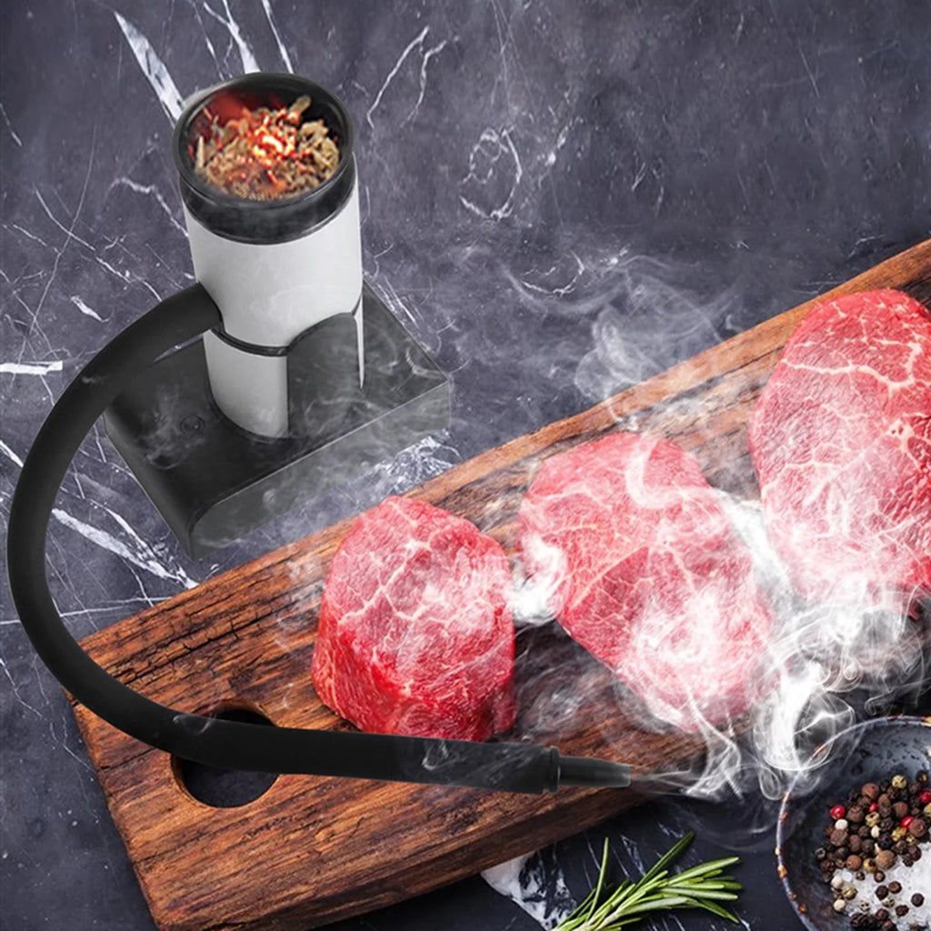 Portable Food ; Kitchen Smoke ; Cooking Handheld Food ; Cocktail Mini Smoke Infuser Food for Meat BBQ