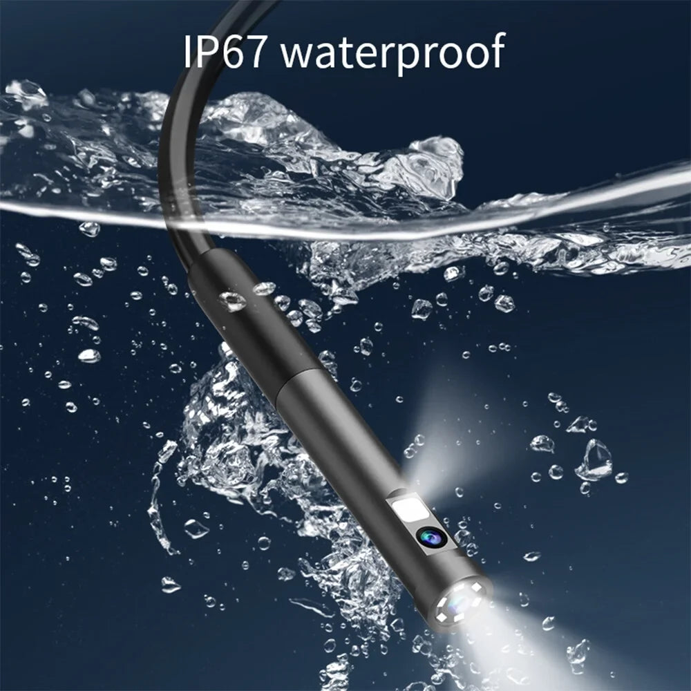 Type-C Endoscope Inspection Borescope Camera 7.9mm Built-in Adjustable LED Lights IP67 Fluidproof for Android IOS Mobile Phone