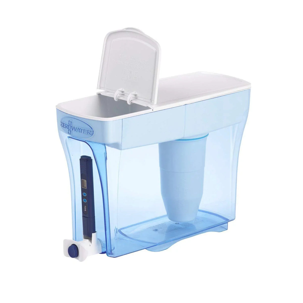 ZeroFluid ZD-018 ZD018; 23 Cup Filter Pitcher with Quality Meter