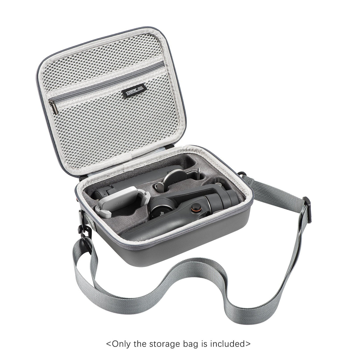Tomshoo Lightweight Hardshell Carrying Case for DJI OM 6 Gimbal Stabilizer; Travel Bag with Carry Handle; Grey