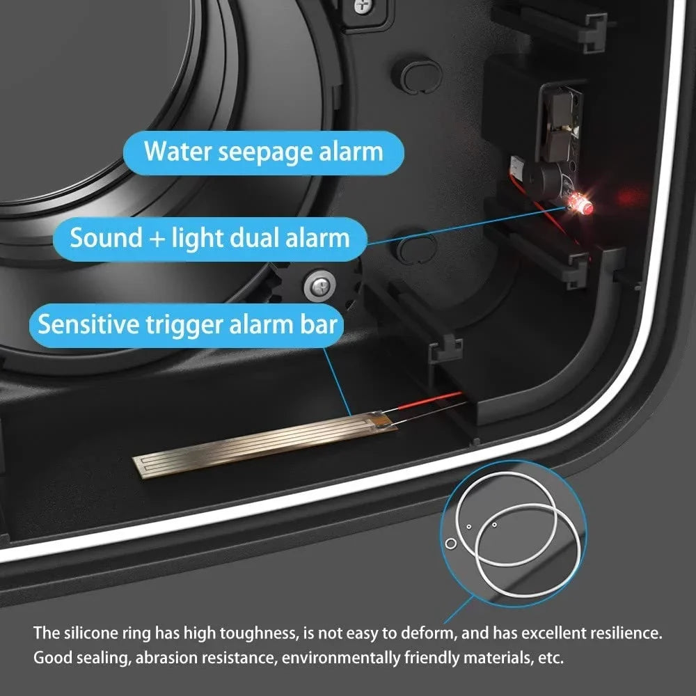 Seafrogs [40M/130FT] Underwater Camera Housing Liquidproof Scuba Case for Fujifilm X-T4 Fuji xt4 w/Short Flat Port