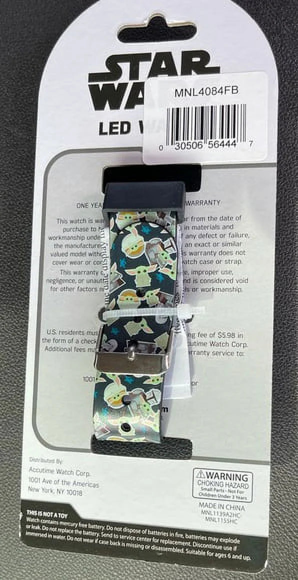 Star Wars The Mandalorian ; Yoda LED Watch