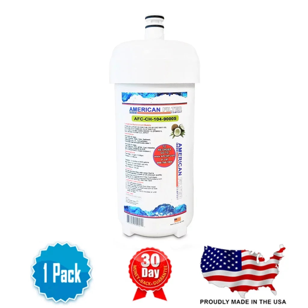 AFC Brand ; Filters ; Model # AFC-CH-104-9000S ; Compatible with Cuno® 55600-09 - 1 Filters - Made in U.S.A.