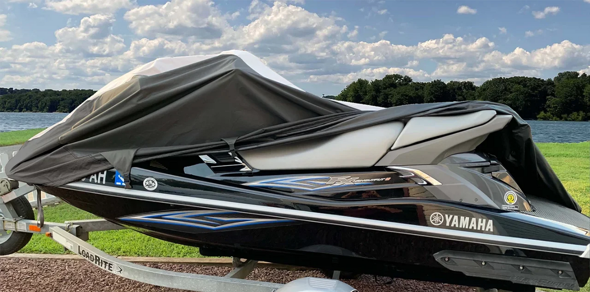 SUPER HEAVY-DUTY TOP OF THE LINE JETSKI Cover Compatible for Sea Doo Sea-Doo GTI SE 155 2011-2019