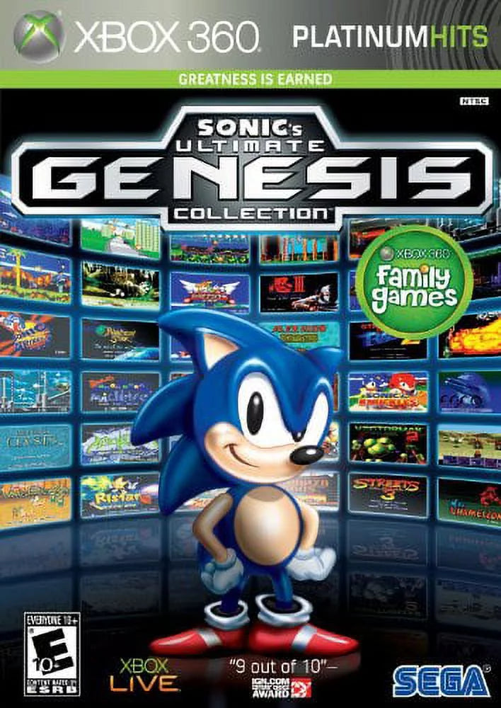 Sonic's Ultimate Genesis Collection (Platinum Hits); Sega; Xbox 360; [Physical]; 68034