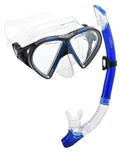 Phantom Aquatics Cancun Mask Snorkel Combo; Blue