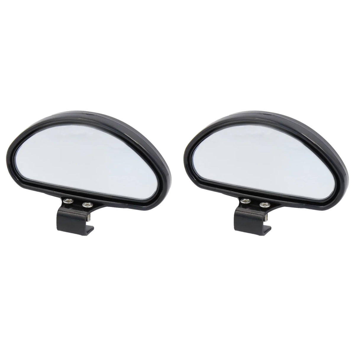 Car Auto Black Shell Side Rearview Blind Spot Rear View Auxiliary Mirror 2pcs