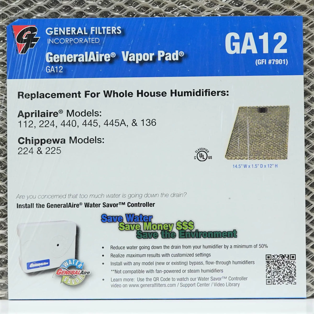 Panel #12 4 Pack for Aprilaire 440 445 Humidifier Pad Filter
