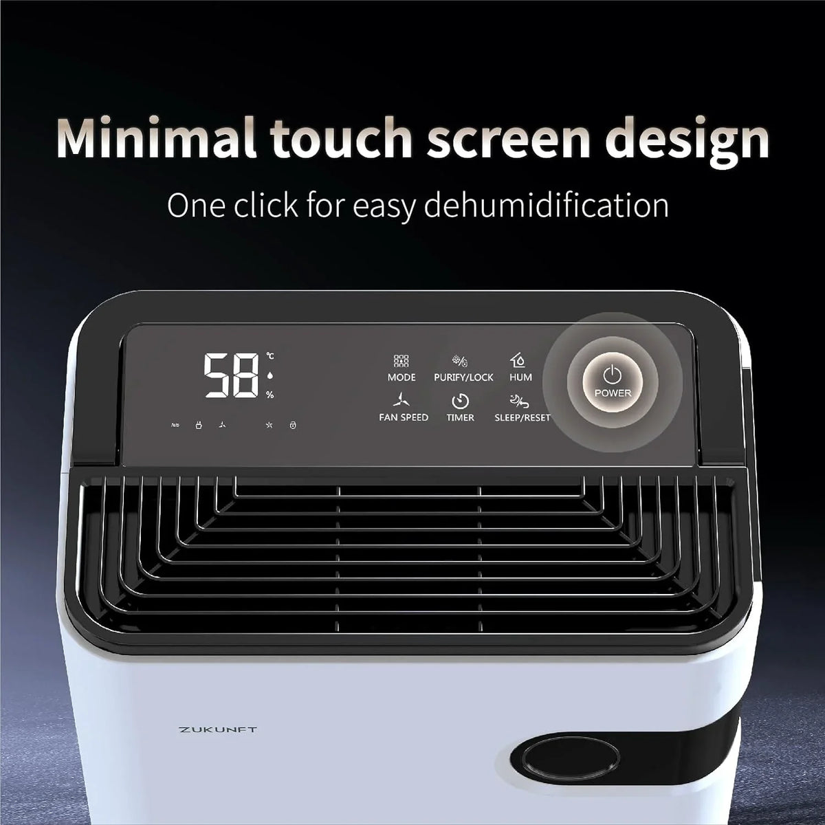 Dehumidifier Home Moisture LED Quiet Humidity Control;4500 SqFt 50 Pint;Large Tank;Auto Off;Child Lock;Energy Saving;3 Modes;Household Commercial Dehumidifiers for Basements;Bathroom