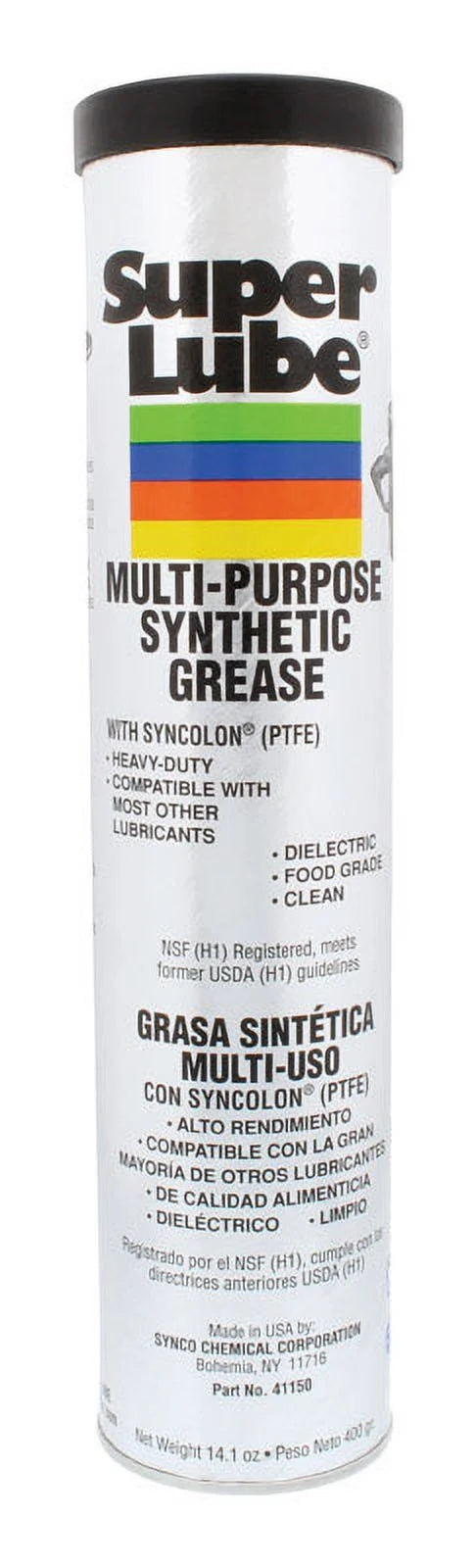 1 Pc; Super Lube Syncolon Synthetic Grease 14.1 Oz