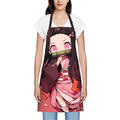 Demon Slayer Nezuko Kamado Fluidproof Apron Home Decor For Kitchen/Cooking/Gardening/Painting/BBQ/Baking/Chef/Craftsman