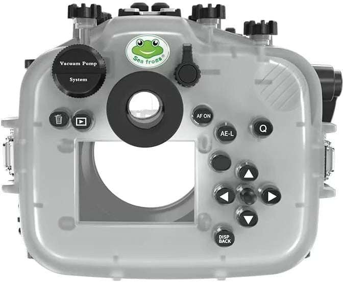 Seafrogs [40M/130FT] Underwater Camera Housing Liquidproof Scuba Case for Fujifilm X-T4 Fuji xt4 w/Short Flat Port
