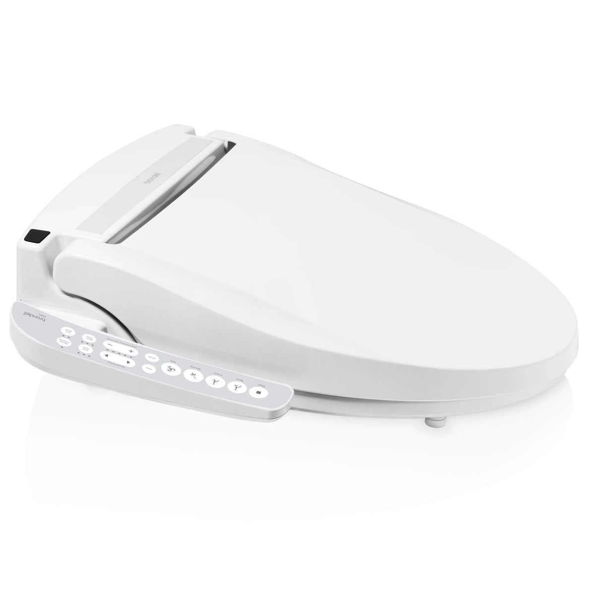 Brondell Swash Select DR801 Sidearm Bidet Seat with Warm Air Dryer and Deodorizer; Round White