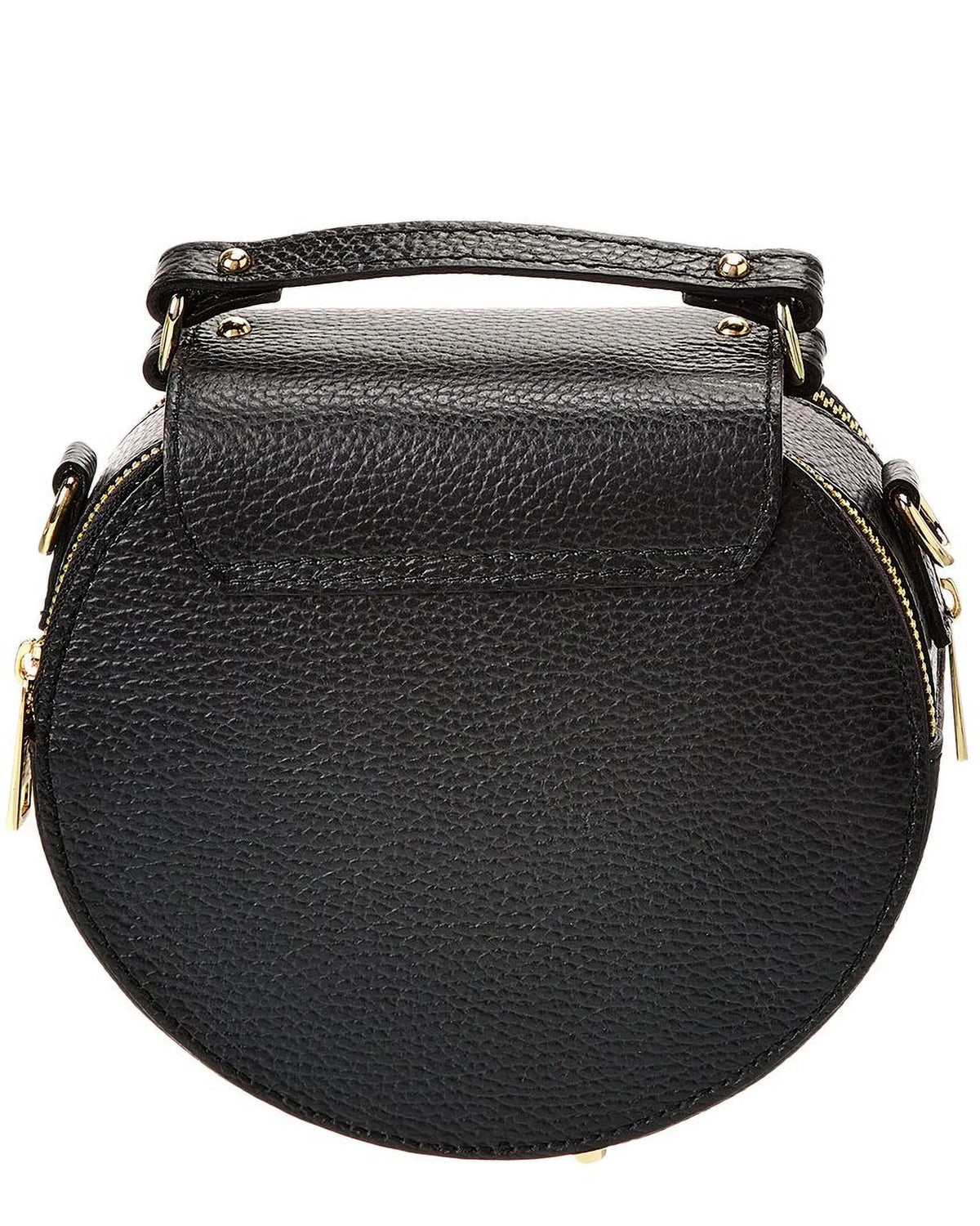 Persaman New York Aline Leather Crossbody; Black