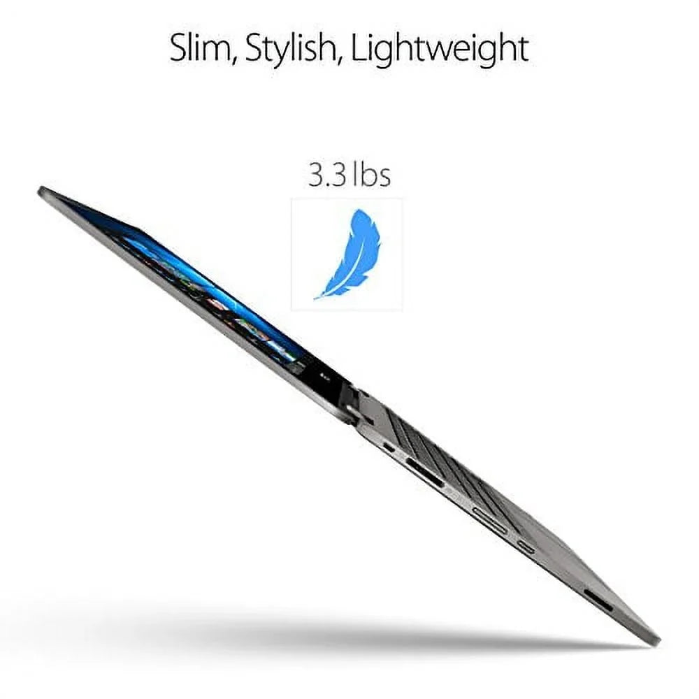 ASUS TP401MA-YS02 Vivobook Flip Thin 2-in-1 HD Touchscreen Laptop; Intel Celeron 2.6GHz Processor; 4GB RAM; 64GB eMMC; Windows 10 S; 14"