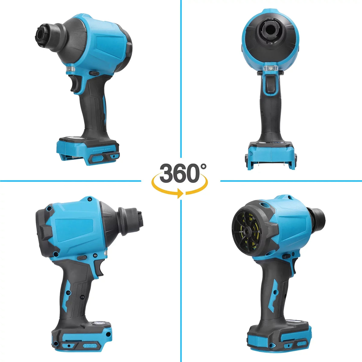 moobody Air Dust System - Rechargeable Current-activated Cordless Inflator for Effective Dust Blowing and Narrow-space Cleaning.