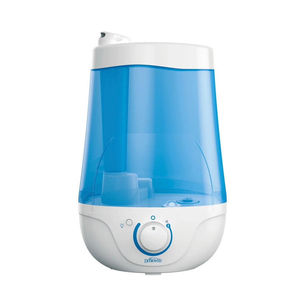 Dr. Brown's Cool Mist Ultrasonic Humidifier for Baby with Optional Diffuser and Night Light; Nursery