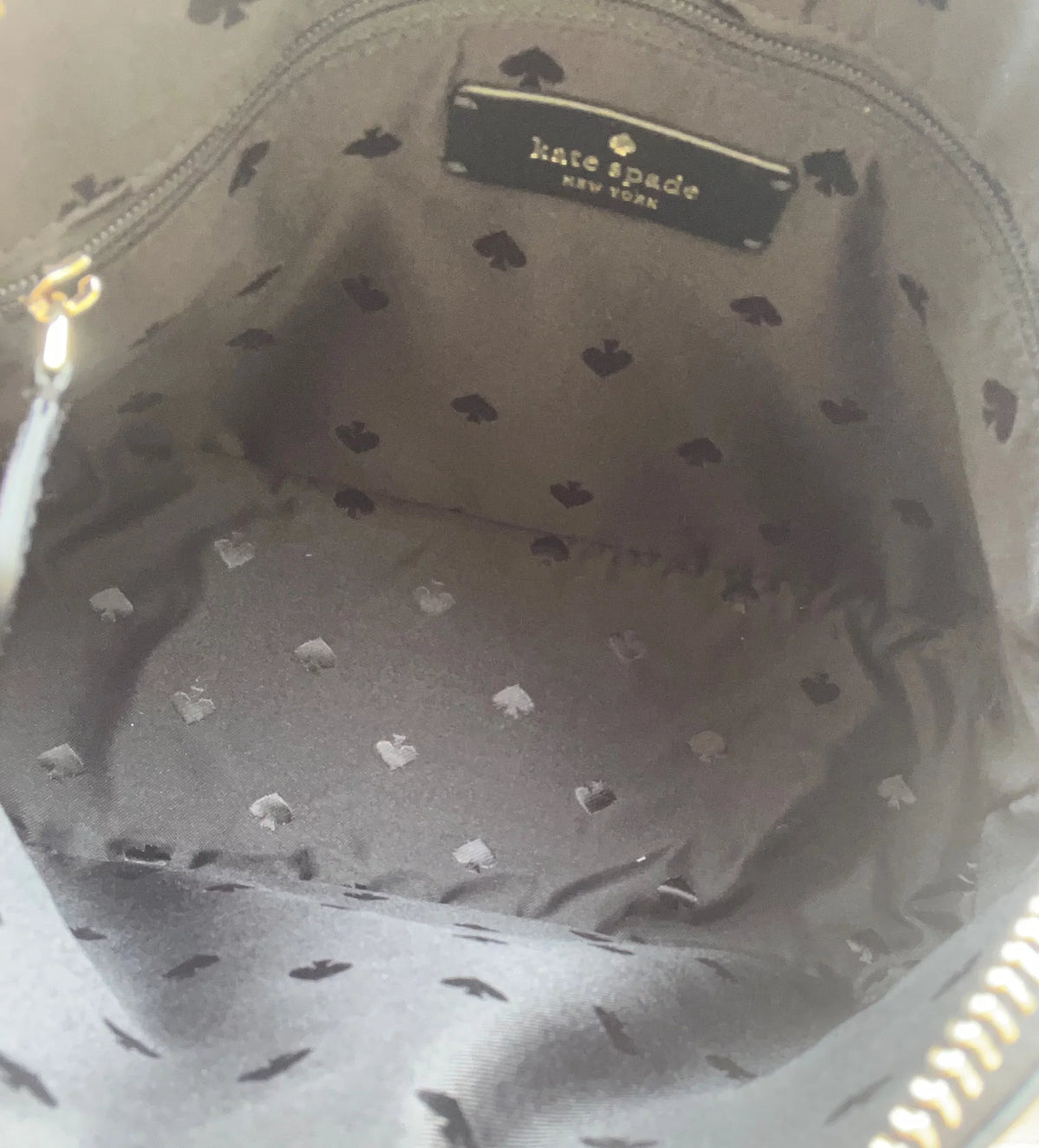Kate Spade Staci Dome Top Zip Small Crossbody Black Saffiano