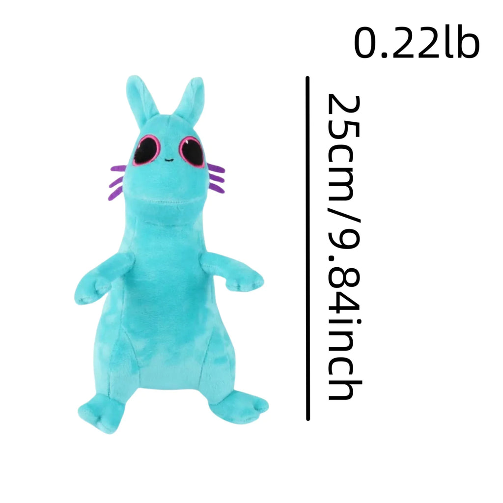 Rain World Slugcat Plush Toy;Cuddly Hot Game Rain World Stuffed Animal Toy Character Pillow; Cute Cartoon Anime Stuffed Animal Figure Pillows Gifts for Kids Birthday Fan Gifts(Green)