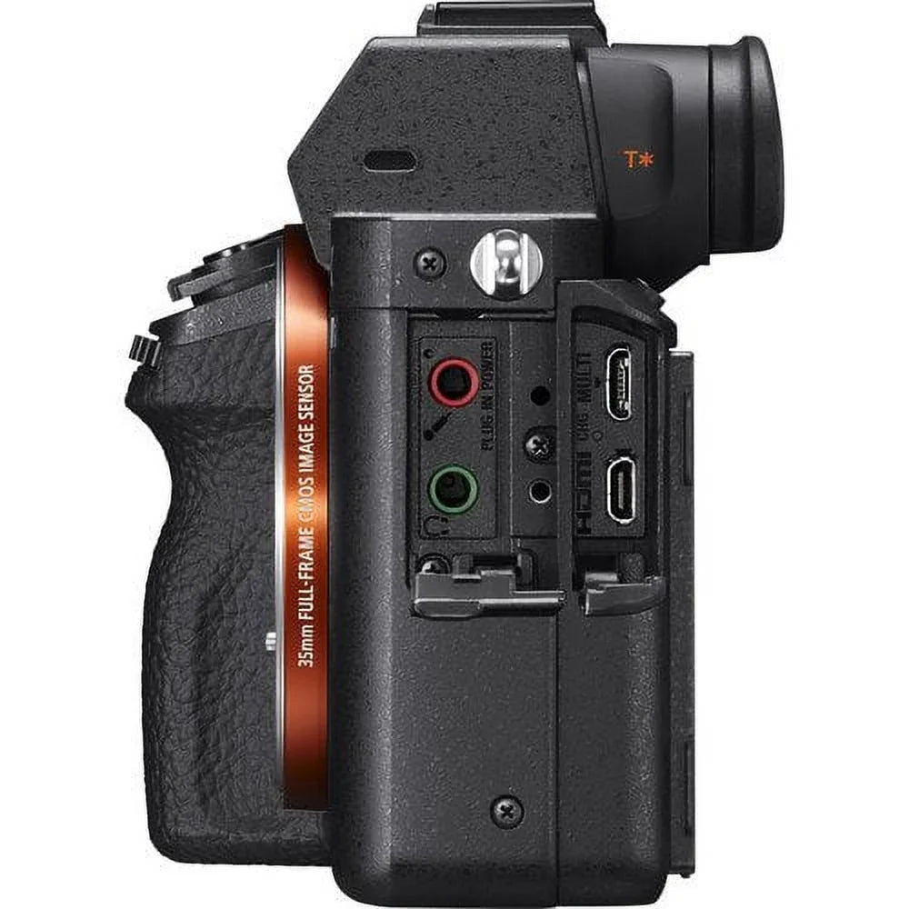 Sony Alpha a7S II Mirrorless Camera ILCE7SM2/B With Sony FE 24-70mm Lens; Soft Bag; Additional Battery; 64GB Memory Card; Card Reader ; Plus Essential Accessories