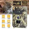 Infrared Trail Camera;DFITO Wildlife Monitor; 1080P; 12MP; Home Security; Farm Monitoring; Hunting Trail Monitor; Hunting Wildlife Camera Liquidproof (SD Card NOT Included)