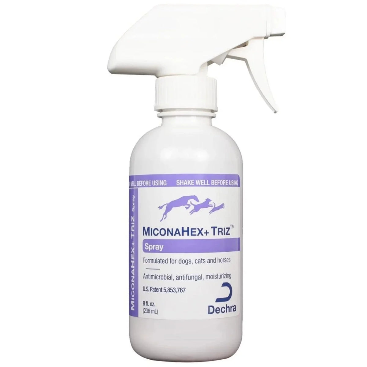 MiconaHex+Triz Apply Skin Infections In Dog Cat Horses 8 oz.