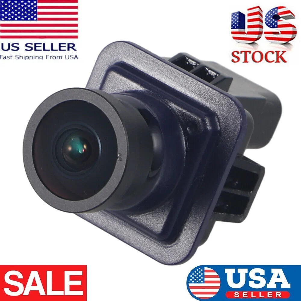 OE BL3Z19G490B Rear View Backup Parking Camera for Ford Mustang 2015-2018; ABS Plastic