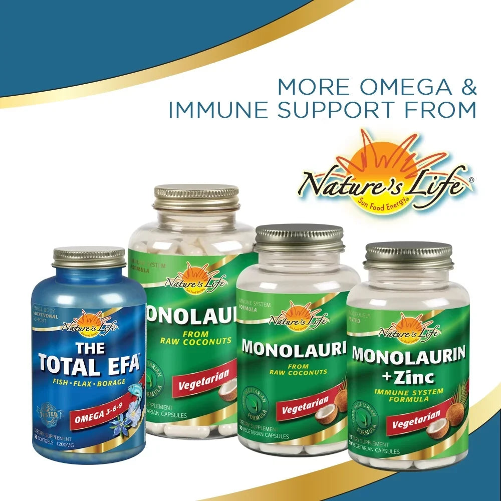 Nature's Life Black Currant Oil Minis 500 mg | With Omega 3-6 for Skin; Hair; Heart and Joint Health | 90ct