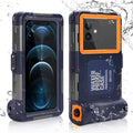 UrbanX Professional [15m/50ft] Swimming Diving Surfing Snorkeling Photo Video Fluidproof Protective Case Underwater Housing for Realme Narzo 50 And all Phones Up to 6.9 foot LCD with Lanyard