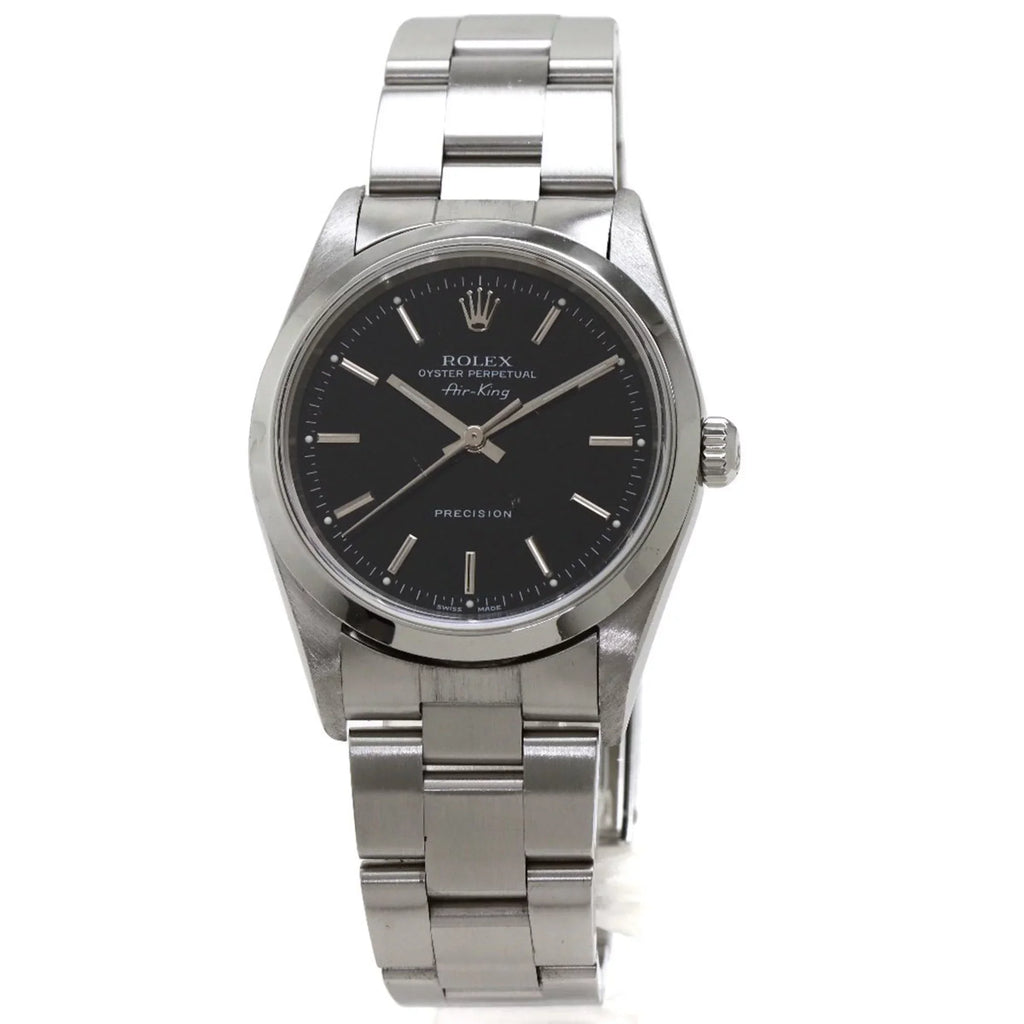 Pre-Owned Rolex 14000M Air King Watch Stainless Steel SS Men's ROLEX (Good)