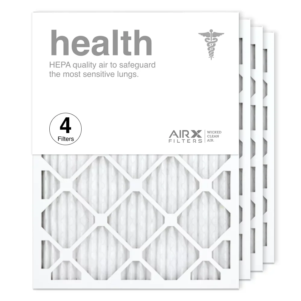 AIRx Filters 18x24x1 Air Filter MERV 13 Pleated HVAC AC Furnace Air Filter; Health 4-Pack Made in the USA