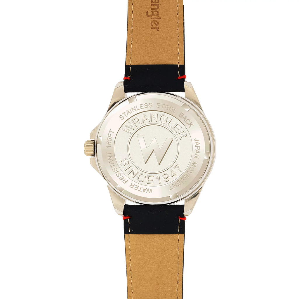 Wrangler 48mm Blue Dial; Blue Strap Watch