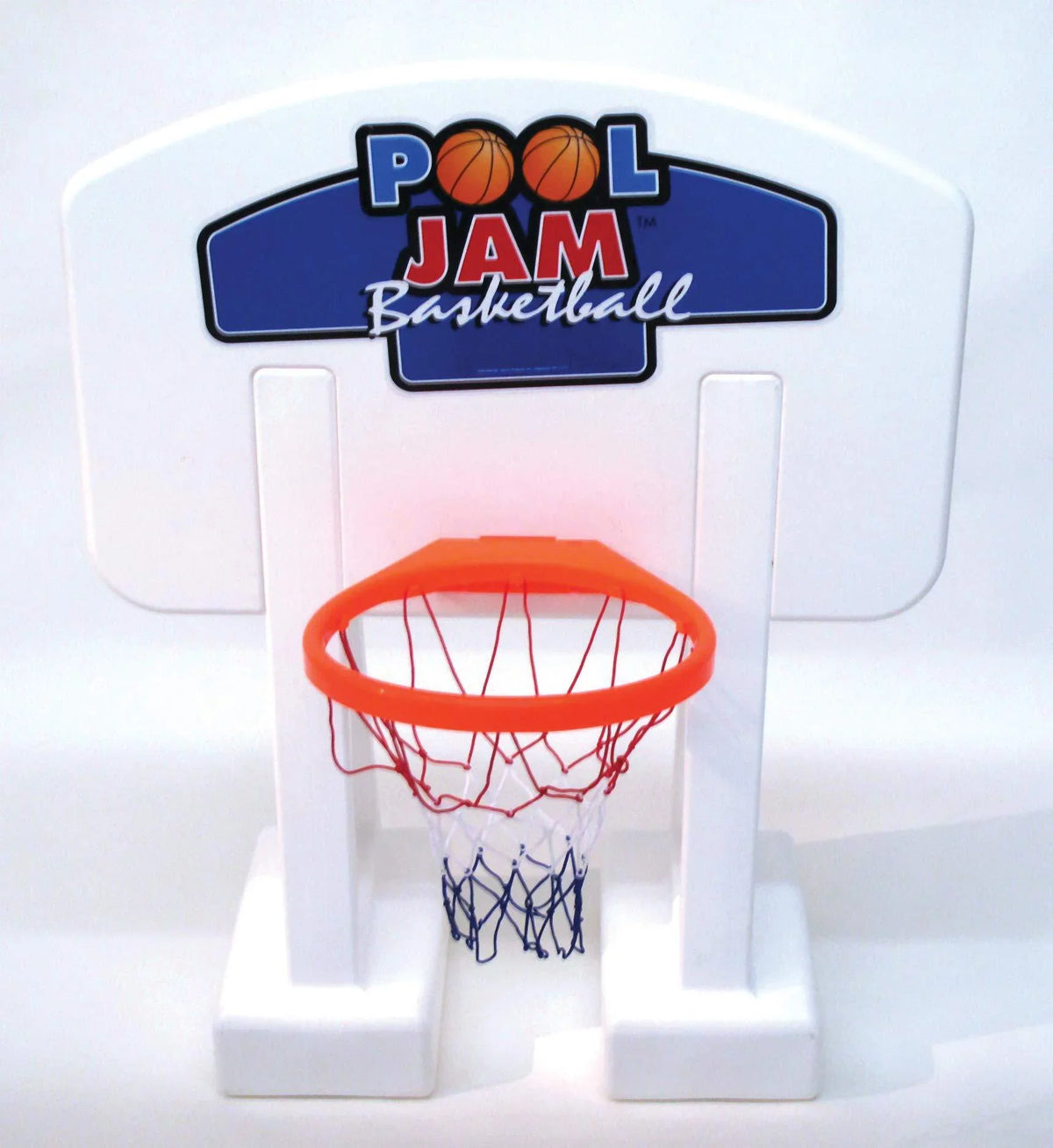 SWIMLINE Pool Basketball Hoop Poolside Game POOL JAM Heavy Duty With Plastic Rim For Kids & Adults Swimming Splash Hoops Games With Midsize Basketball; Toy For Pools; Outdoor Summer Hoops 9189M