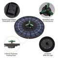 fountain;Led Solar Pump With Battery Auto-shut Off With Battery Auto-shut Off 9 foot 9 foot Bath Nozzle Led Solar 6w Auto-shut Off 9 With Rotatable Nozzle Solar Pump Yaliya Qisuo