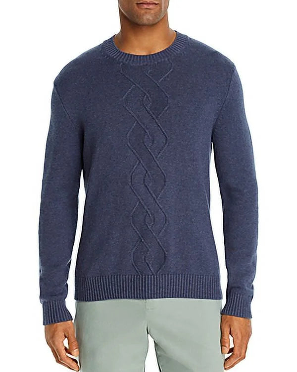 Bloomingdale's BLUESTONE Cotton Argyle Classic Crewneck Sweater; US 2X-Large