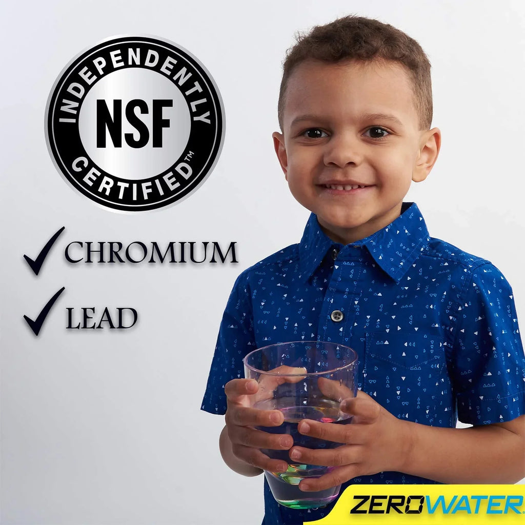 ZeroFluid ZD-018 ZD018; 23 Cup Filter Pitcher with Quality Meter