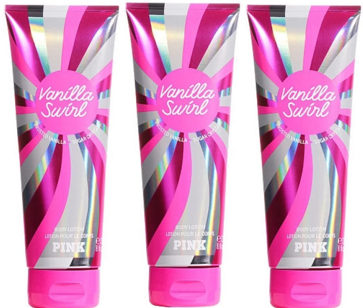 PINK/Victoria's Secret Vanilla Swirl Body Lotion set of 3