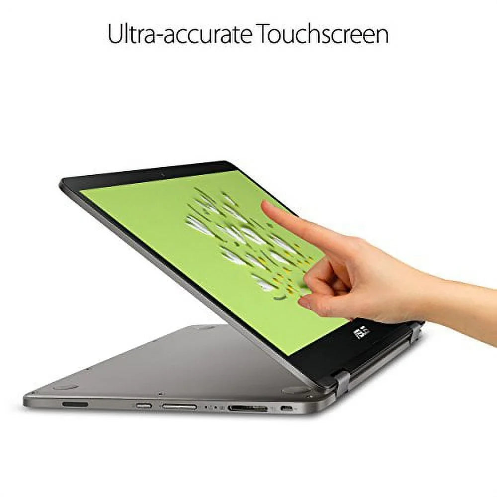 ASUS TP401MA-YS02 Vivobook Flip Thin 2-in-1 HD Touchscreen Laptop; Intel Celeron 2.6GHz Processor; 4GB RAM; 64GB eMMC; Windows 10 S; 14"