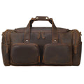 Full Grain Leather Duffle Bag; Travel Bag; Shoulder Bag