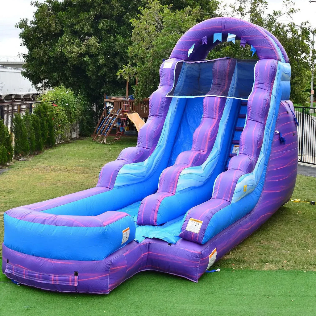 JumpOrange Commercial Grade Slide for Kids and Adults (with Blower); Cotton Candy