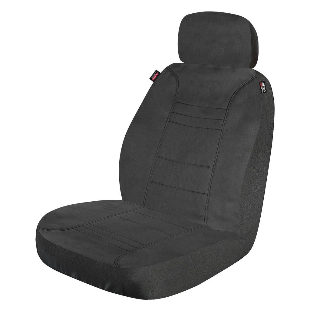 Genuine Dickies 2 Piece Aquablock Universal Car Seat Covers; Gray