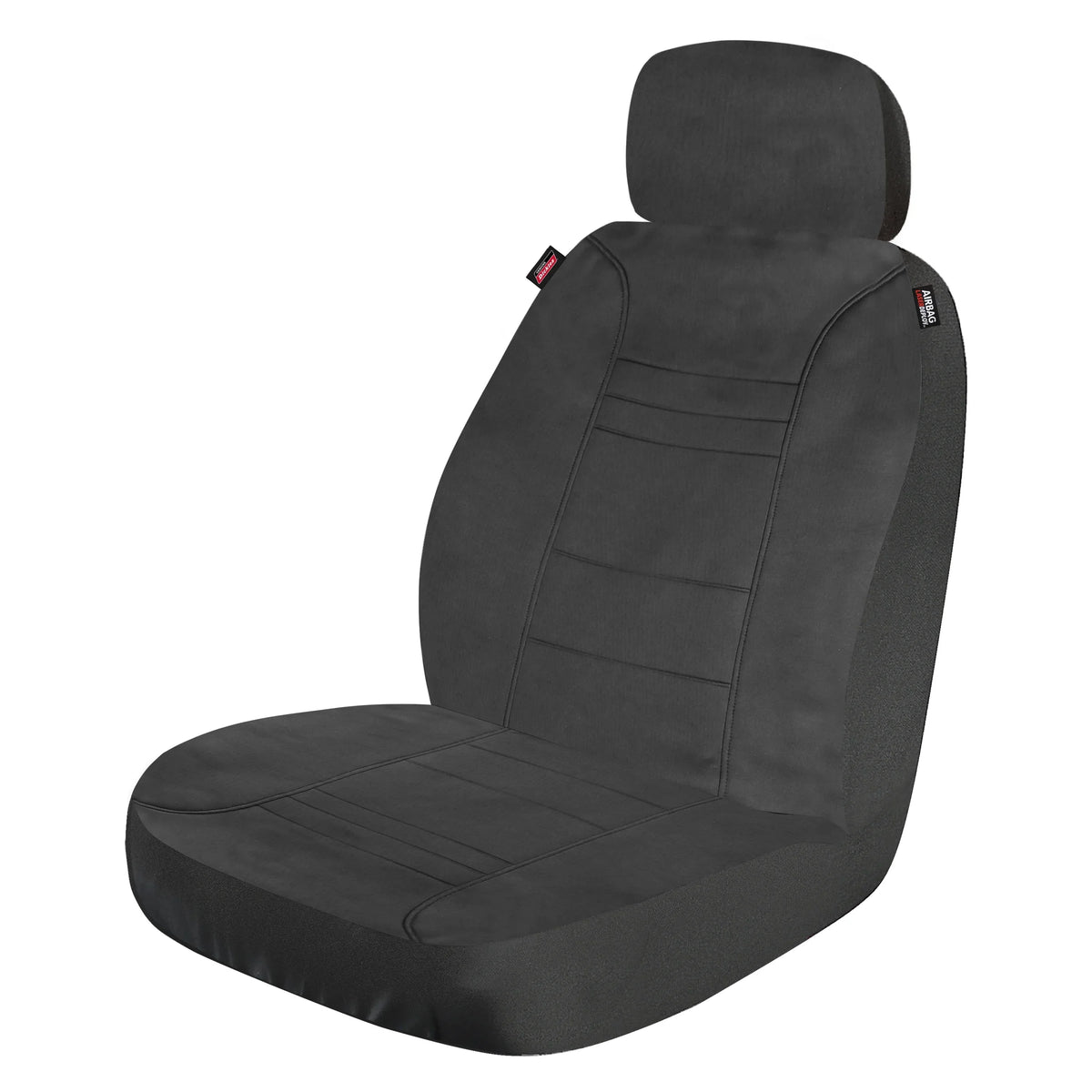 Genuine Dickies 2 Piece Aquablock Universal Car Seat Covers; Gray