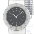 Pre-Owned Polished BVLGARI Tubogas Stainless Steel Quartz Ladies Watch BB26 2TS BF563995 (Good)