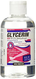 6 Pack - Humco Glycerin Skin Protectant USP 99.5% 6oz Each
