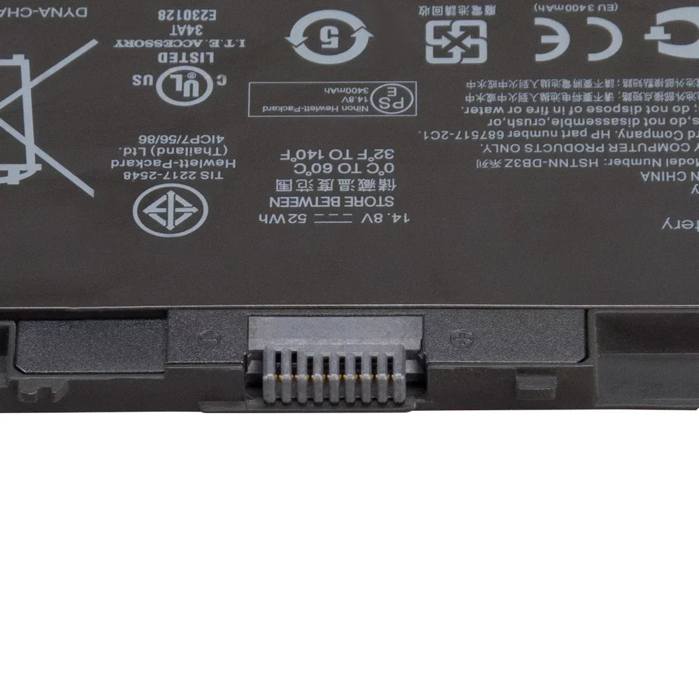 DR. BATTERY - Replacement for HP EliteBook Folio 9480m J5P78UT / 9480m J5P79UT / 9480m J5P80UT / 9480m J5P81UT / 9480m J5P82UT / H4Q48UT / HSTNN-DB3Z / HSTNN-LB5B / MA02025XL / 68757-2C1