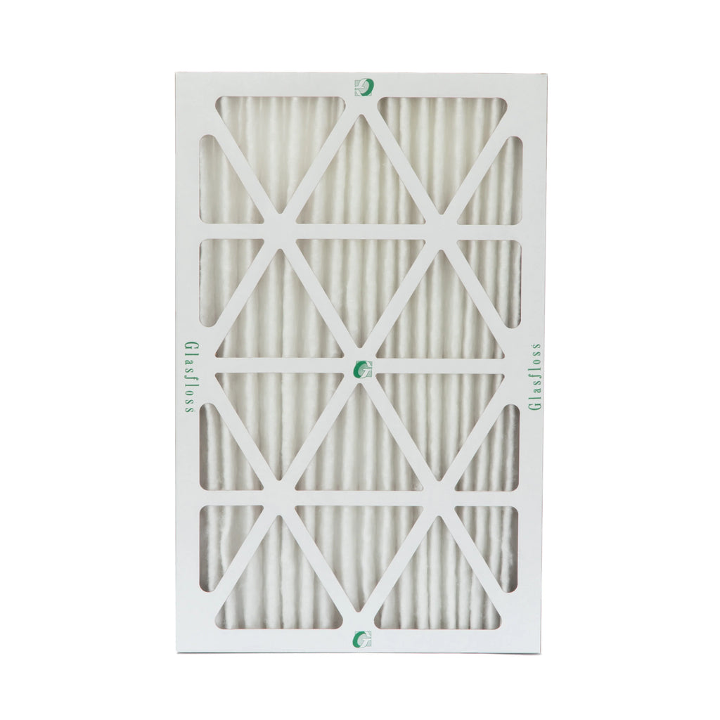 12 Pack of 18x24x2 MERV 13 Pleated 2" millimeter Air Filters by Glasfloss. Actual Size: 17-1/2 x 23-1/2 x 1-3/4