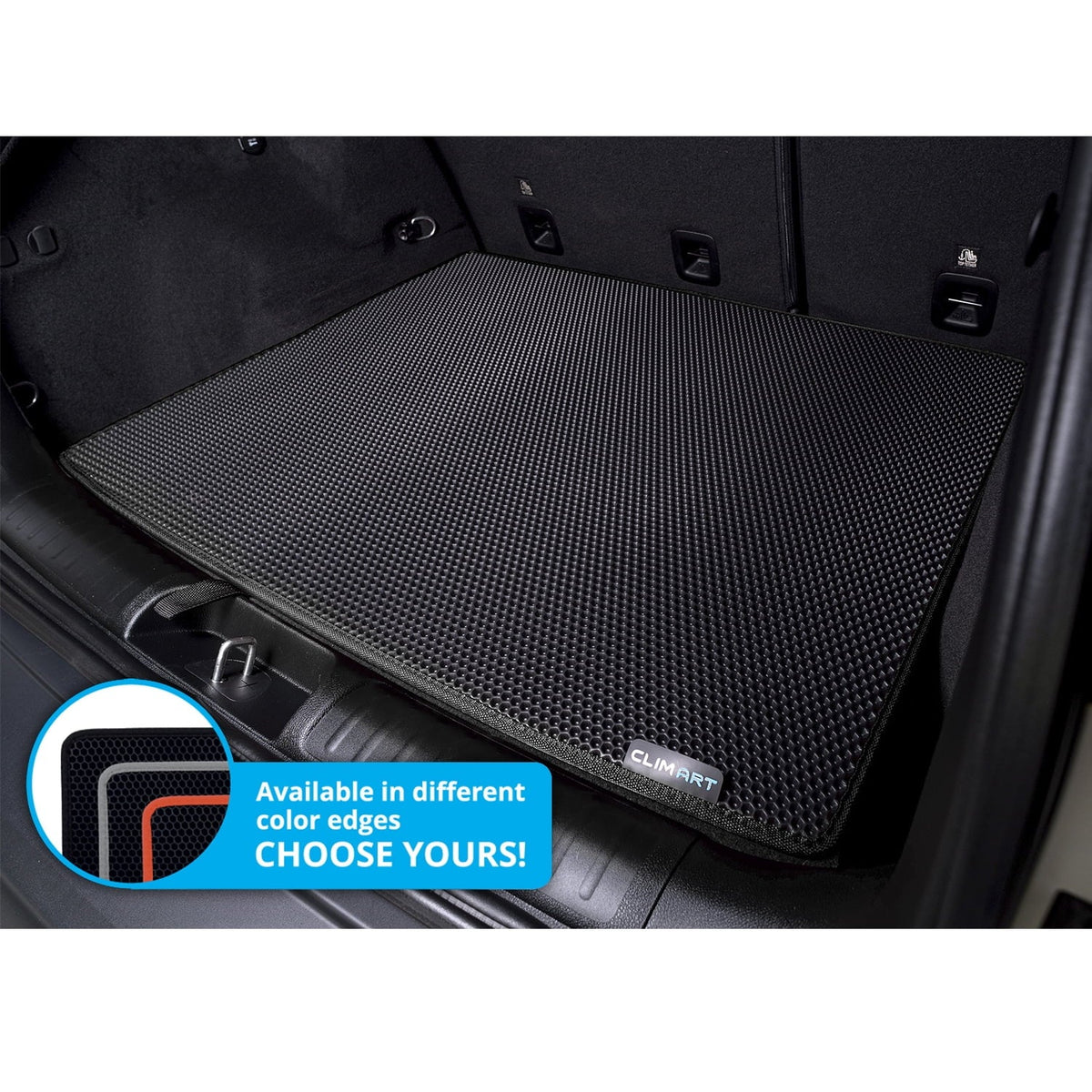 CLIM ART Cargo Liner for Jeep Cherokee 2019-2023 Custom Fit Trunk Mat; with Honeycomb Dirtproof & Liquidproof Technology - All-Climate; Heavy Duty; Anti-Slip Cargo Liner; Luggage - FL01114031