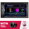 New Jensen CDR5620 6.2 foot CD/DVD Receiver with Bluetooth and Backup Bullet Camera
