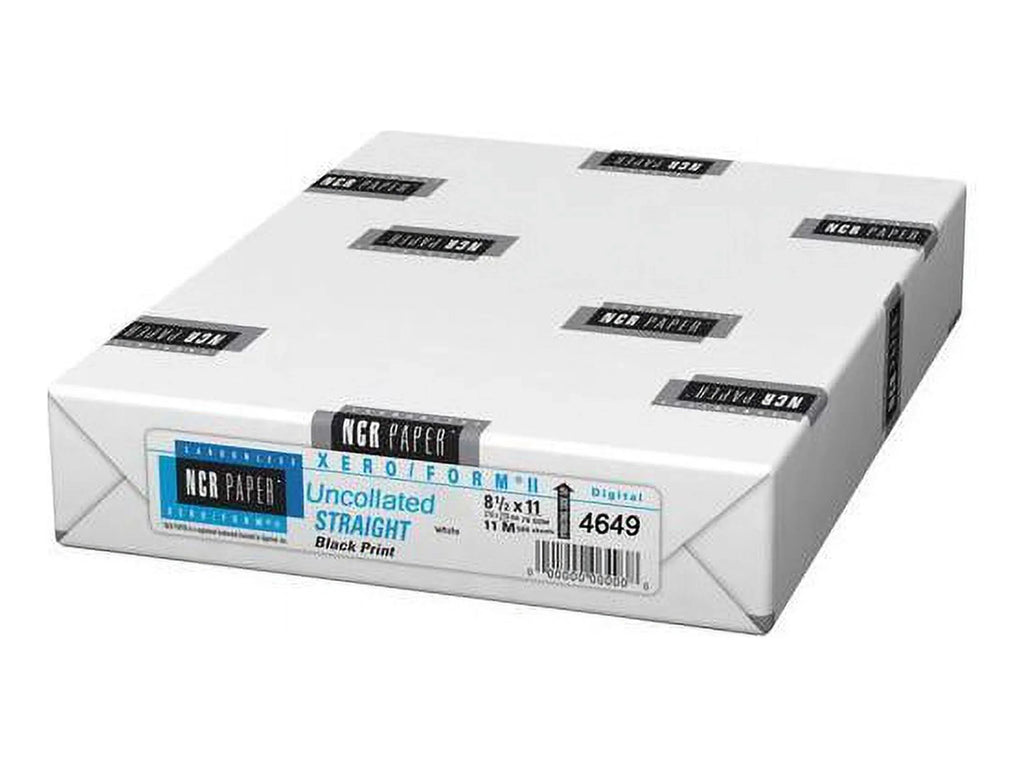 NCR Paper - Appvion Carbonless Paper; Uncollated Single; 8-1/2" x 11"; 500 Per Pack; White